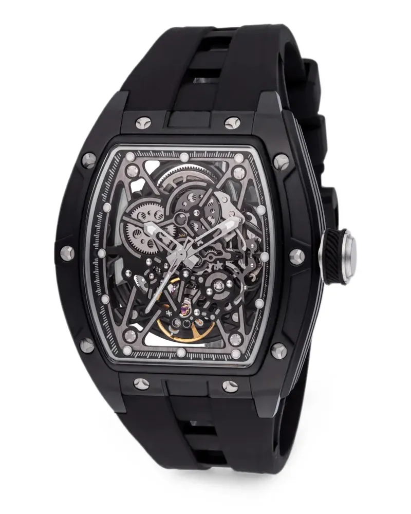 Invicta S1 Rally Skeleton Armbanduhr 44mm - Silber Silber