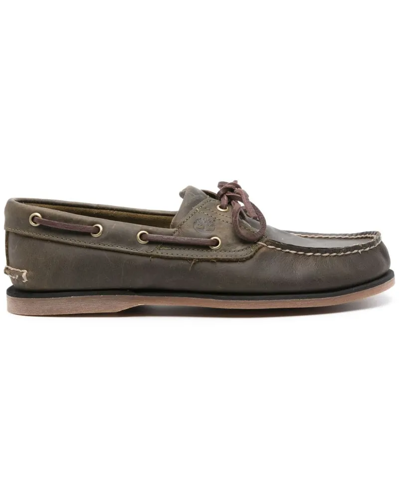 Timberland Segelschuhe mit Logo-Prägung - Grün Grün
