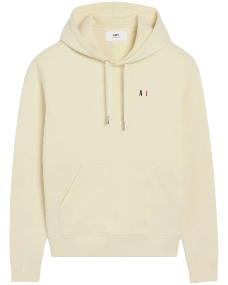 AMI Paris Blue Blanc Rouge Ami Hoodie Nude