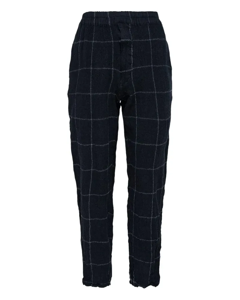 Comme des Garçons checked trousers - Grau Grau