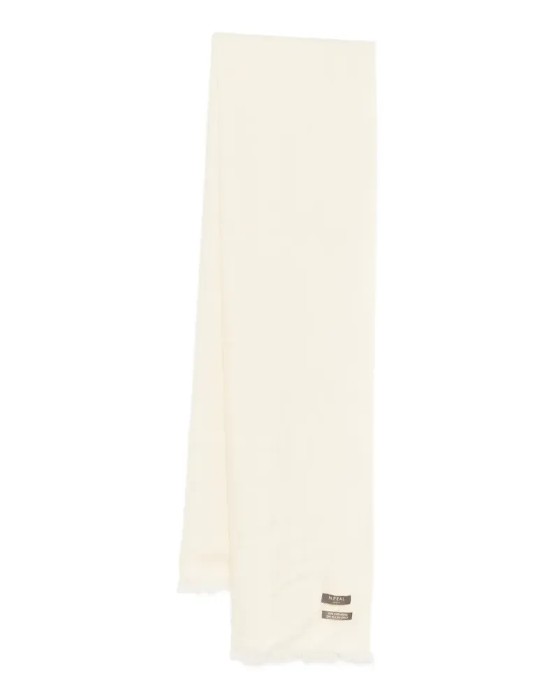 N.Peal Stola mit Fransen - Nude Nude