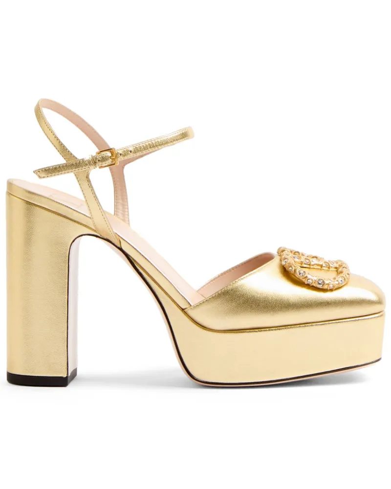 Valentino Garavani VLogo Signature Pumps 115mm - Gold Gold