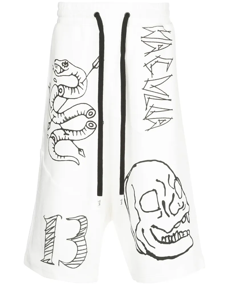 Haculla Mixed Mania' Joggingshorts - Weiß Weiß