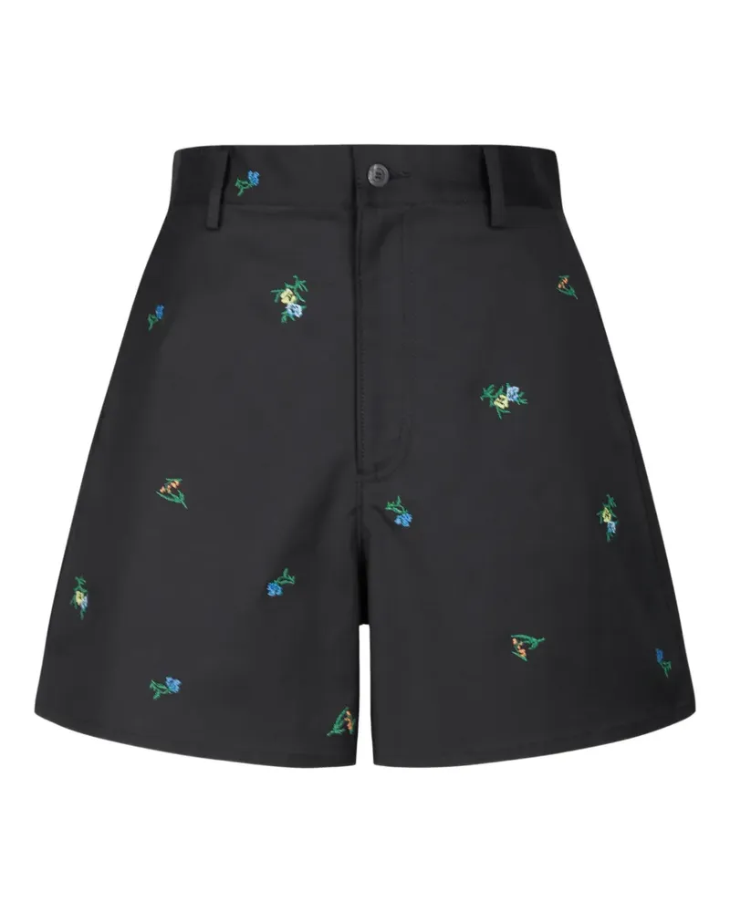 JNBY Bestickte Shorts mit Rollsaum - Schwarz Schwarz