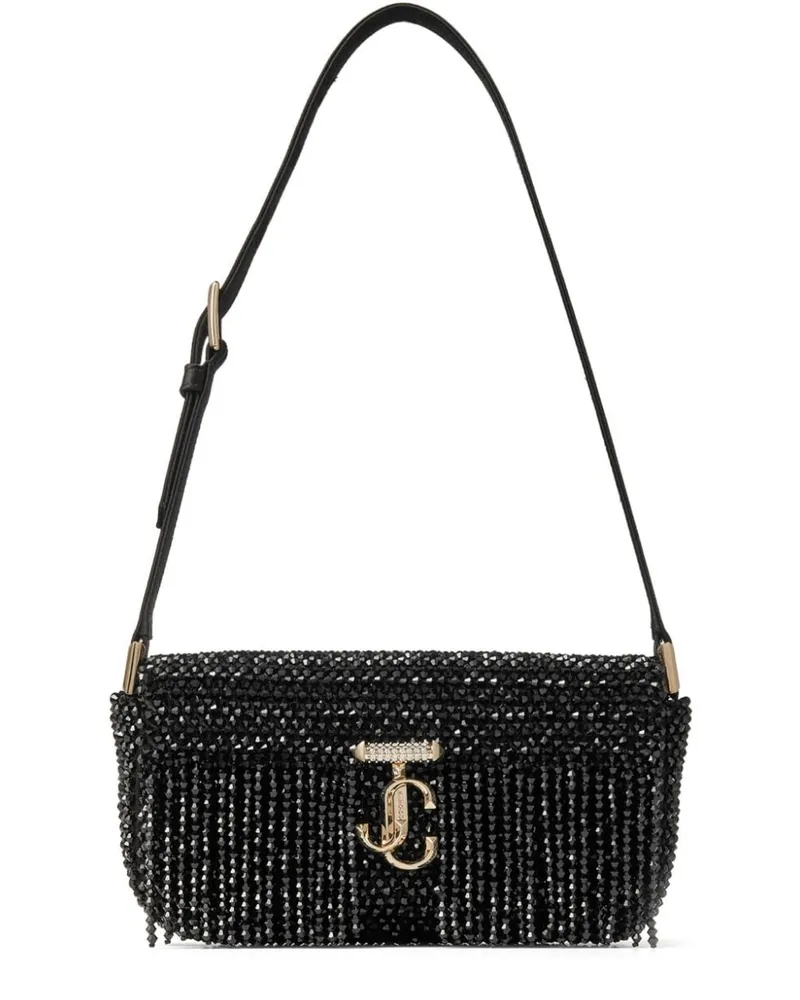 Jimmy Choo Avenue Mini-Schultertasche - Schwarz Schwarz