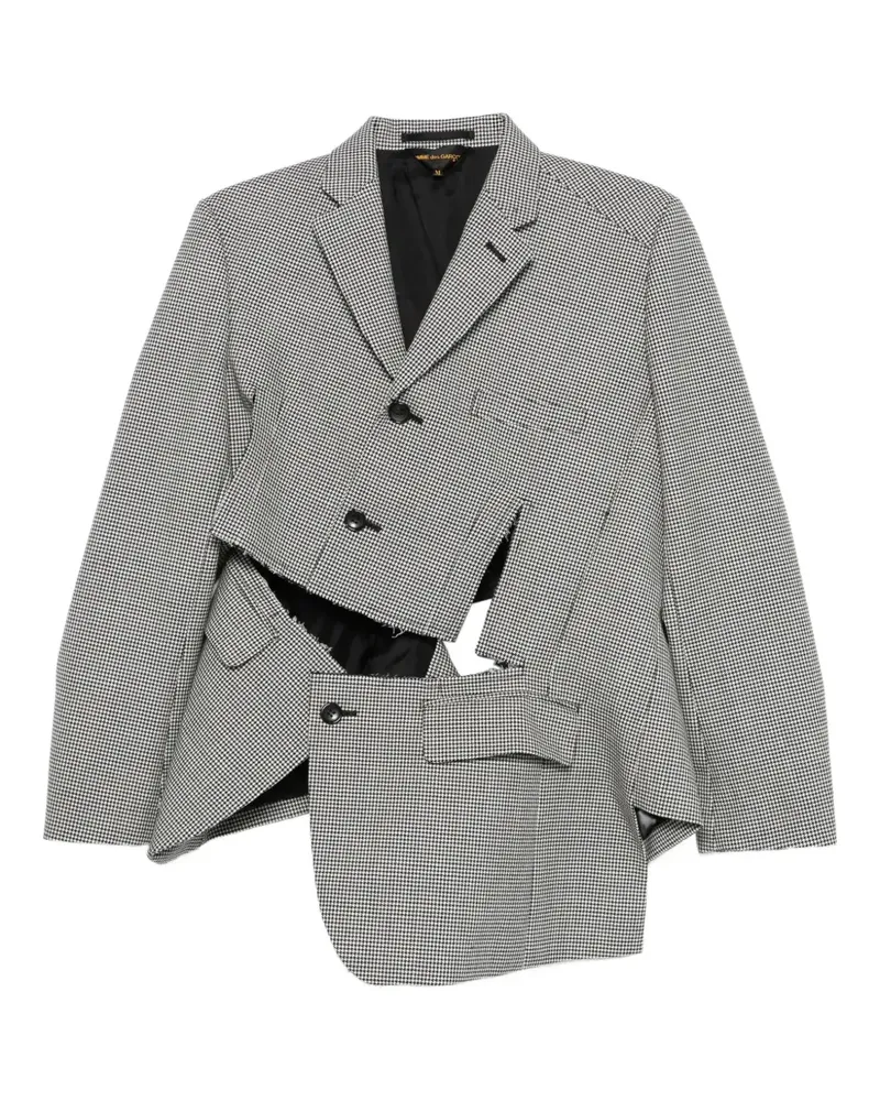 Comme des Garçons cut-out detailing blazer - Schwarz Schwarz