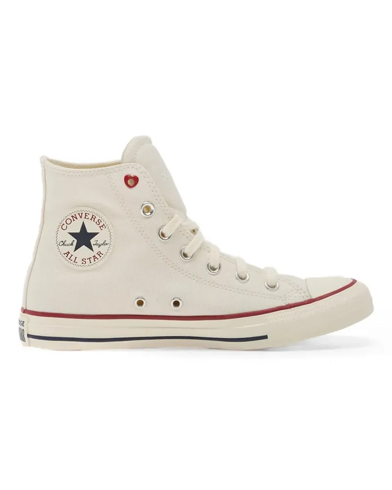 Converse Verzierte High-Top-Sneakers - Nude Nude