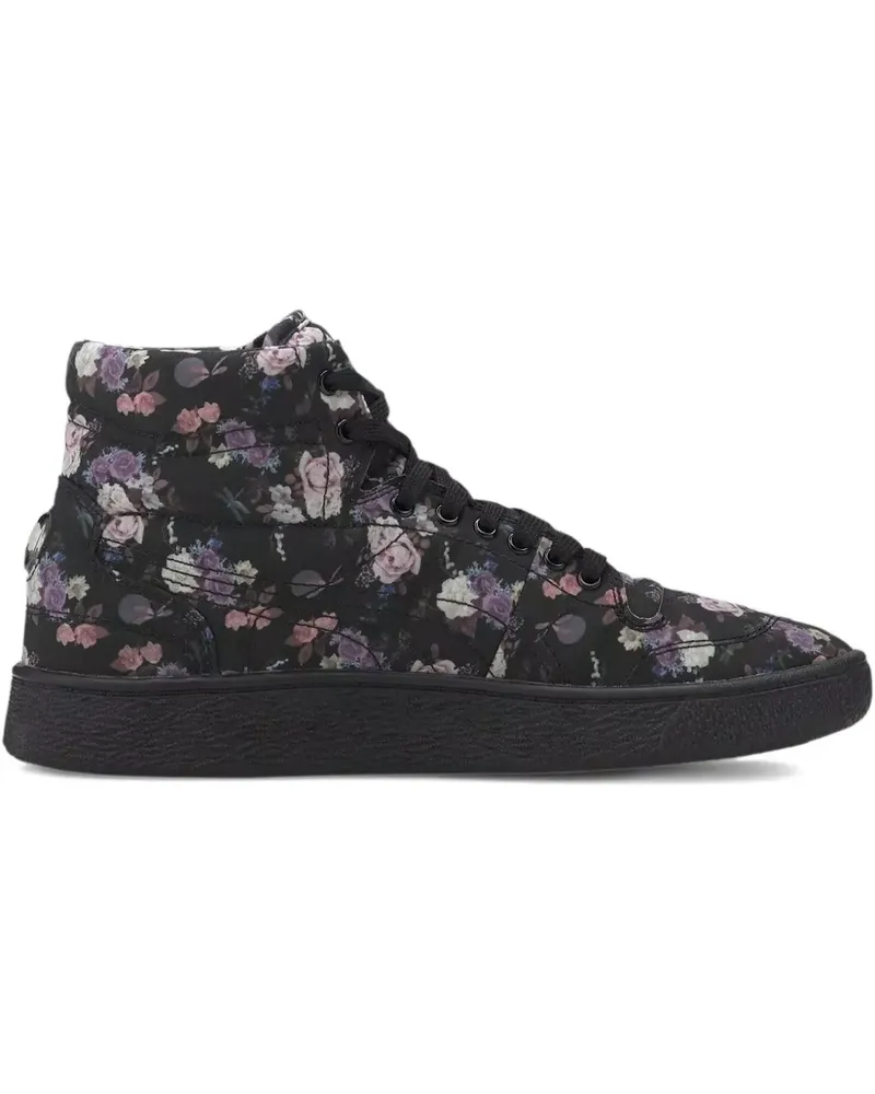 Puma High-Top-Sneakers mit Blumen-Print - Schwarz Schwarz