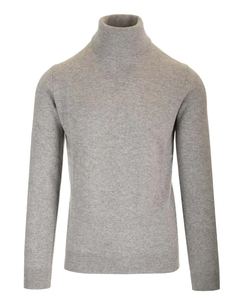Al Duca D’Aosta 1902 ribbed-trim cashmere sweater - Grau Grau