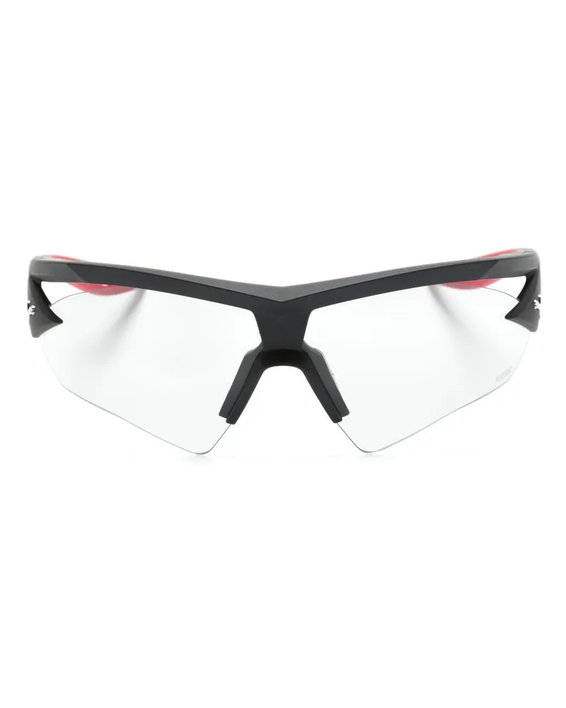 Puma Sonnenbrille mit Oversized-Gestell Schwarz