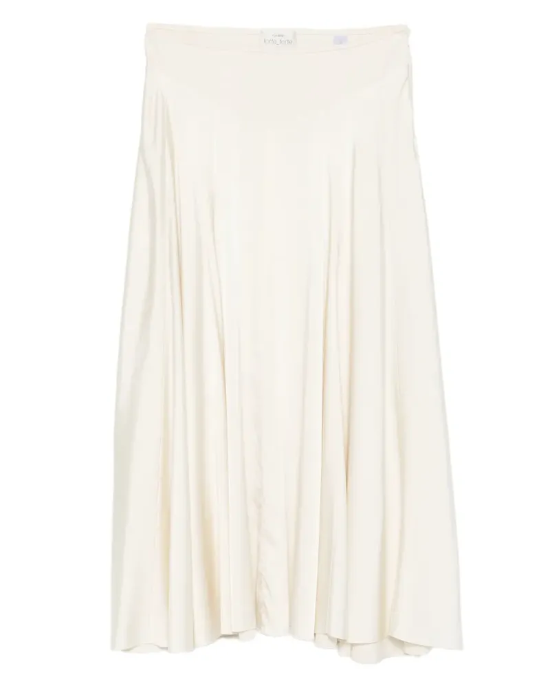 forte_forte Midirock mit Einsätzen - Nude Nude