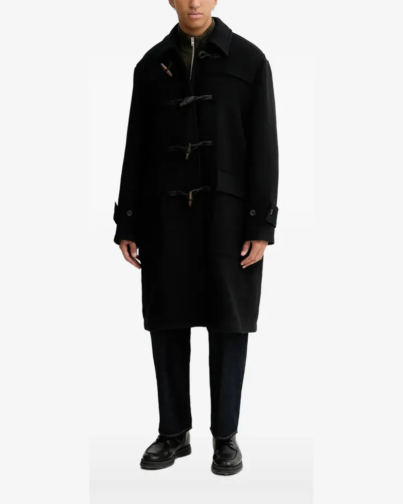 Filippa K Montly toggle-buttons coat - Schwarz Schwarz