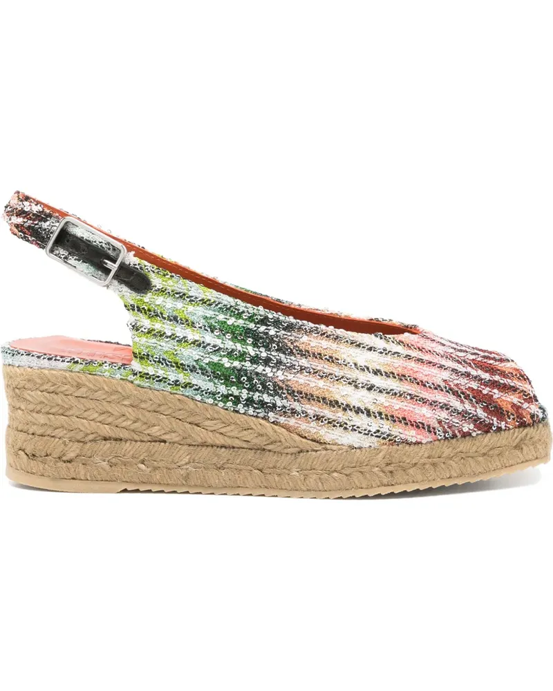 Missoni Espadrilles mit Zickzackmuster 60mm - Grün Grün