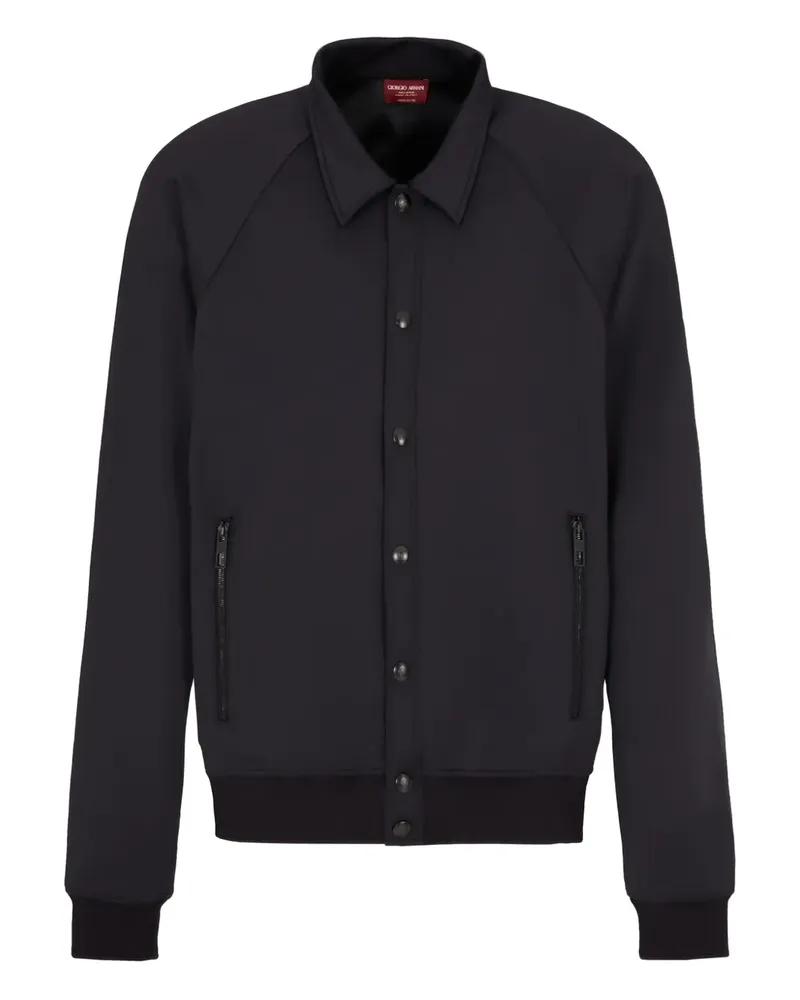 Giorgio Armani Geknöpfte Jacke - Schwarz Schwarz