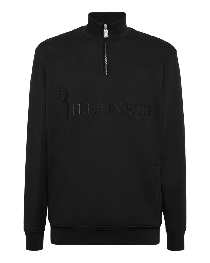 Billionaire Sweatshirt mit Reißverschluss - Schwarz Schwarz