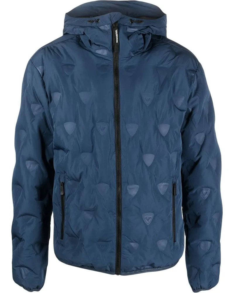 Rossignol Gefütterte Jacke mit Logo-Print - Blau Blau