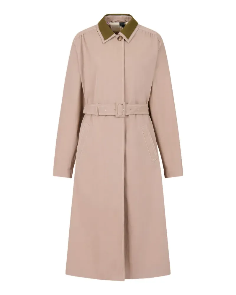 Marni Trenchcoat mit Kontrastkragen - Nude Nude