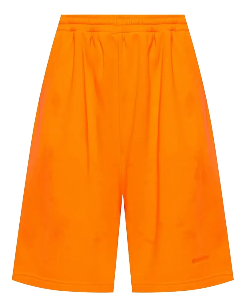 Balenciaga Shorts mit Stretchbund - Orange Orange