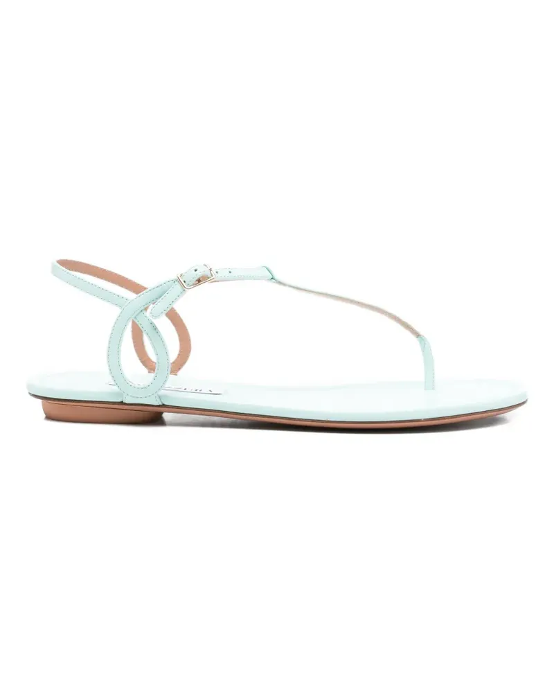 Aquazzura Almost Bare flat sandals - Blau Blau