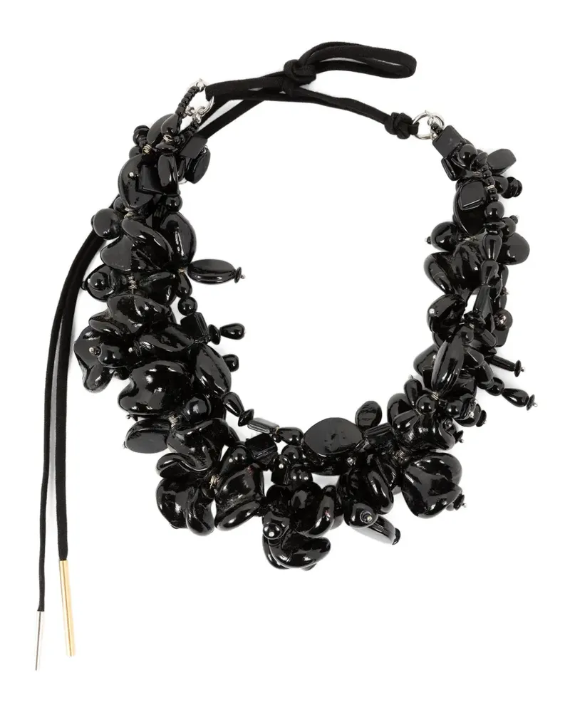 Dries van Noten embellished necklace - Schwarz Schwarz