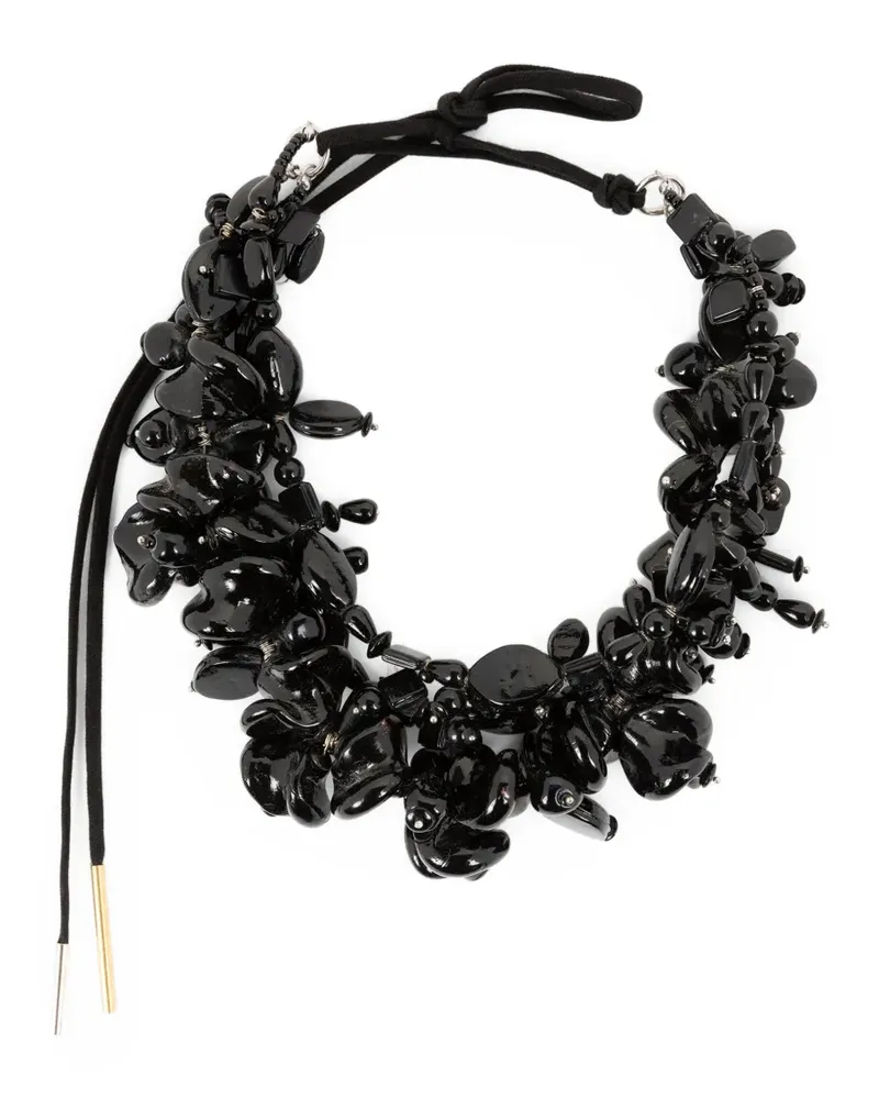 Dries van Noten embellished necklace - Schwarz Schwarz