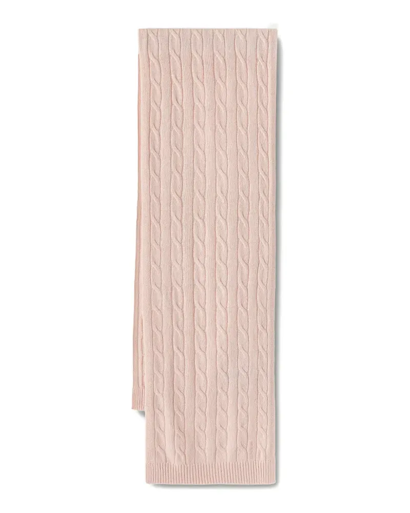 Gant Schal mit Zopfmuster - Rosa Rosa