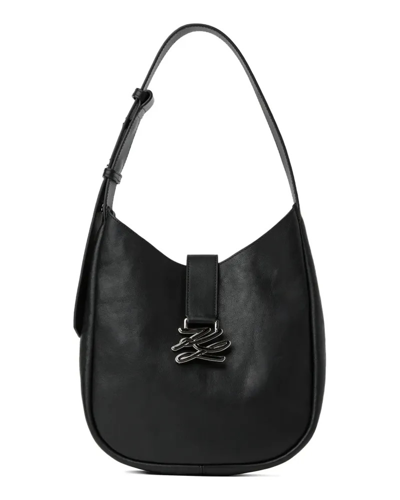 Karl Lagerfeld Kleine K/Autograph Schultertasche - Schwarz Schwarz