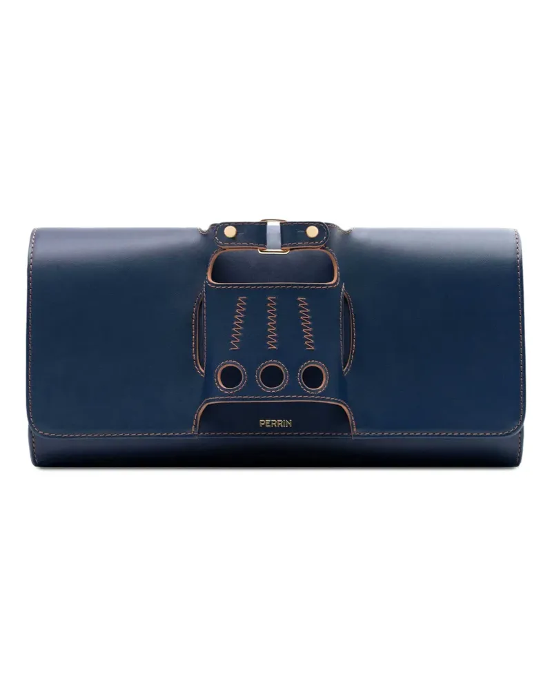 PERRIN PARIS Le Cabriolet Glove Clutch - Blau Blau