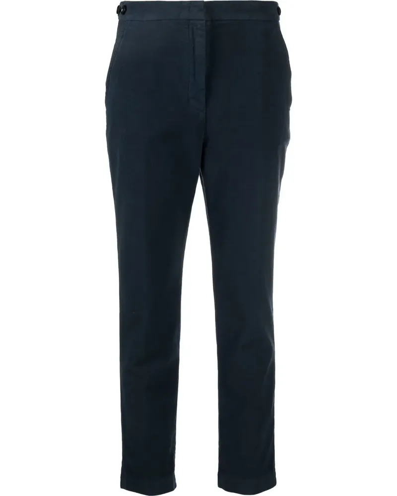 ASPESI Klassische Cropped-Chino - Blau Blau