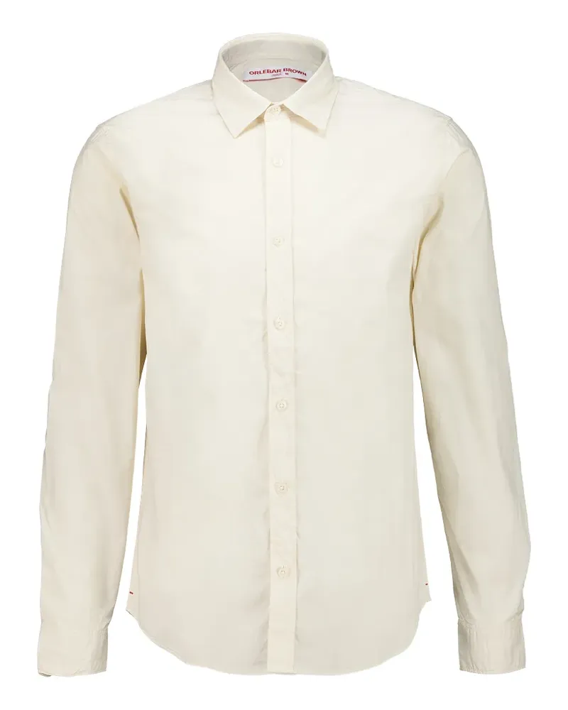 Orlebar Brown Giles Hemd mit Batikmuster - Nude Nude