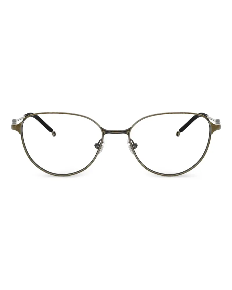 Diesel Brille mit ovalem Gestell - Grün Grün