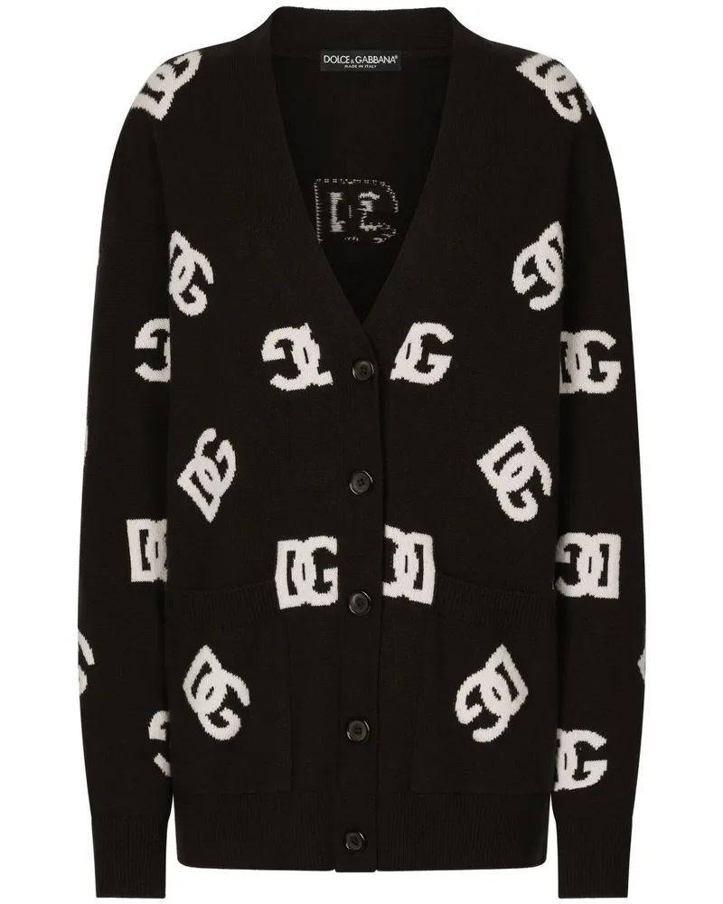 Dolce & Gabbana Gestrickter Cardigan - Schwarz Schwarz