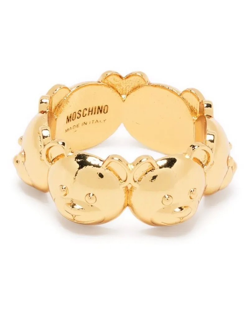 Moschino Teddy Bear Ring Gold