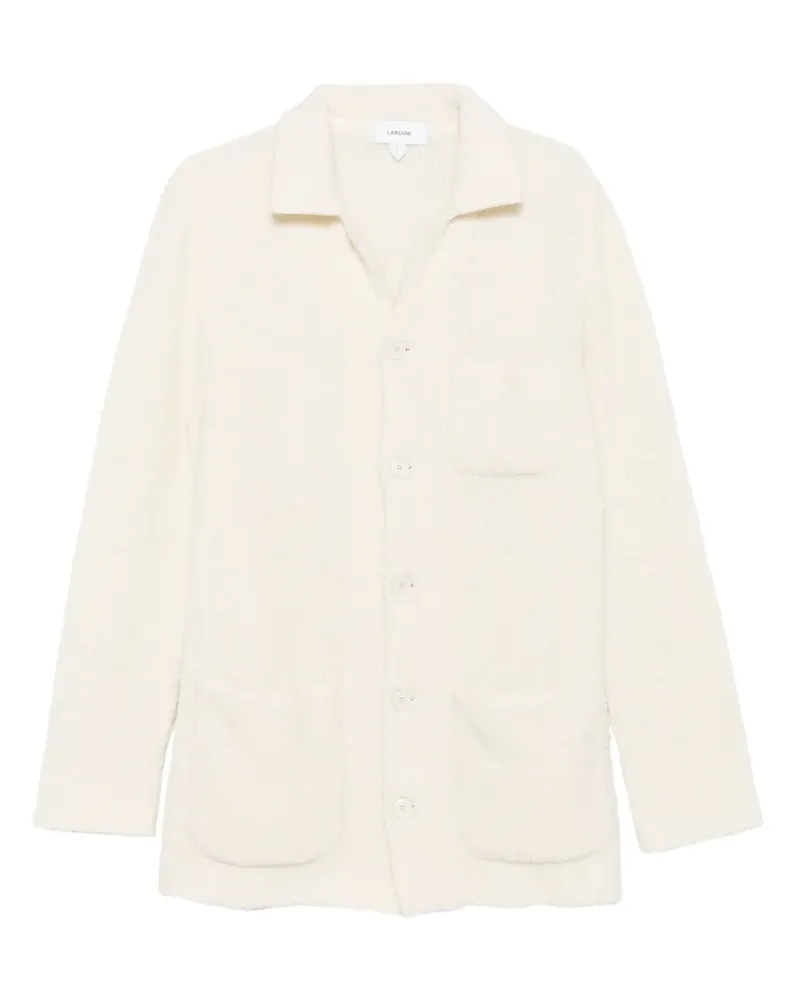 LARDINI Geknöpfter Cardigan mit aufgesetzten Taschen - Nude Nude