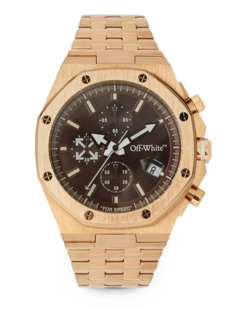 OFF-WHITE High Frequency Chrono 42mm watch - Braun Braun