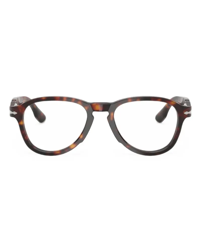 Persol Pilotenbrille in Schildpattoptik - Braun Braun