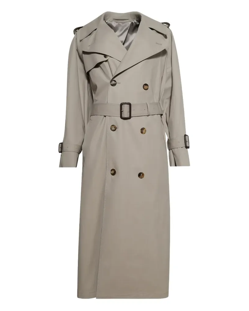 WARDROBE.NYC Trenchcoat mit Gürtel - Grau Grau