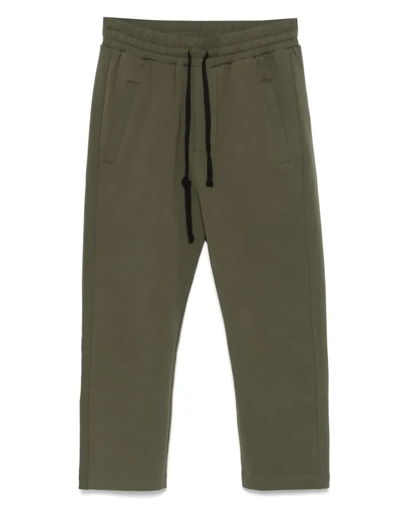 THOM KROM Cropped-Hose aus Jersey - Grün Grün