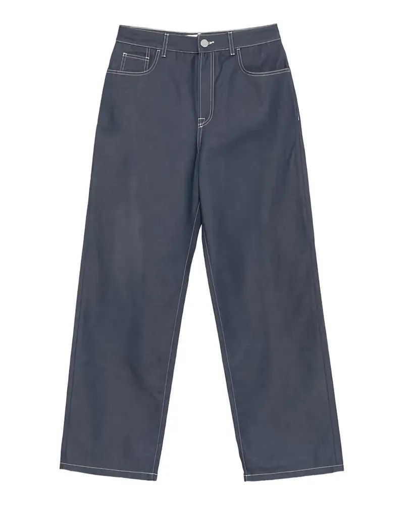 Róhe contrast-stitching jeans - Blau Blau