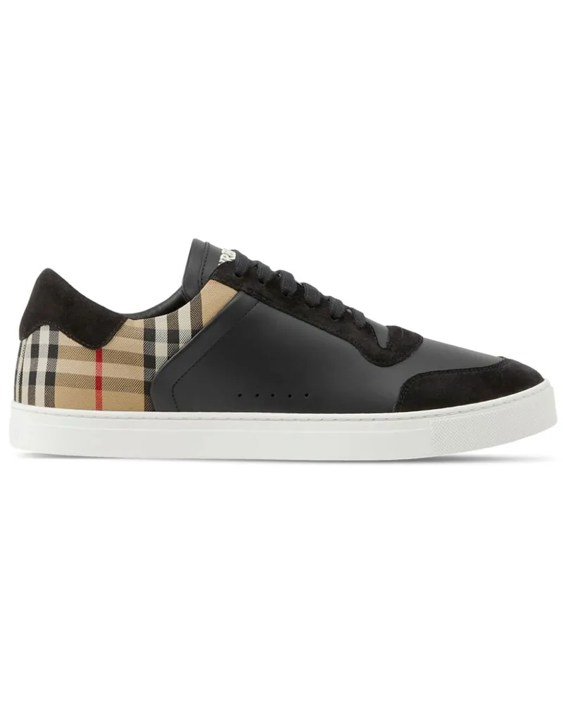 Burberry Sneakers mit Vintage-Check Schwarz