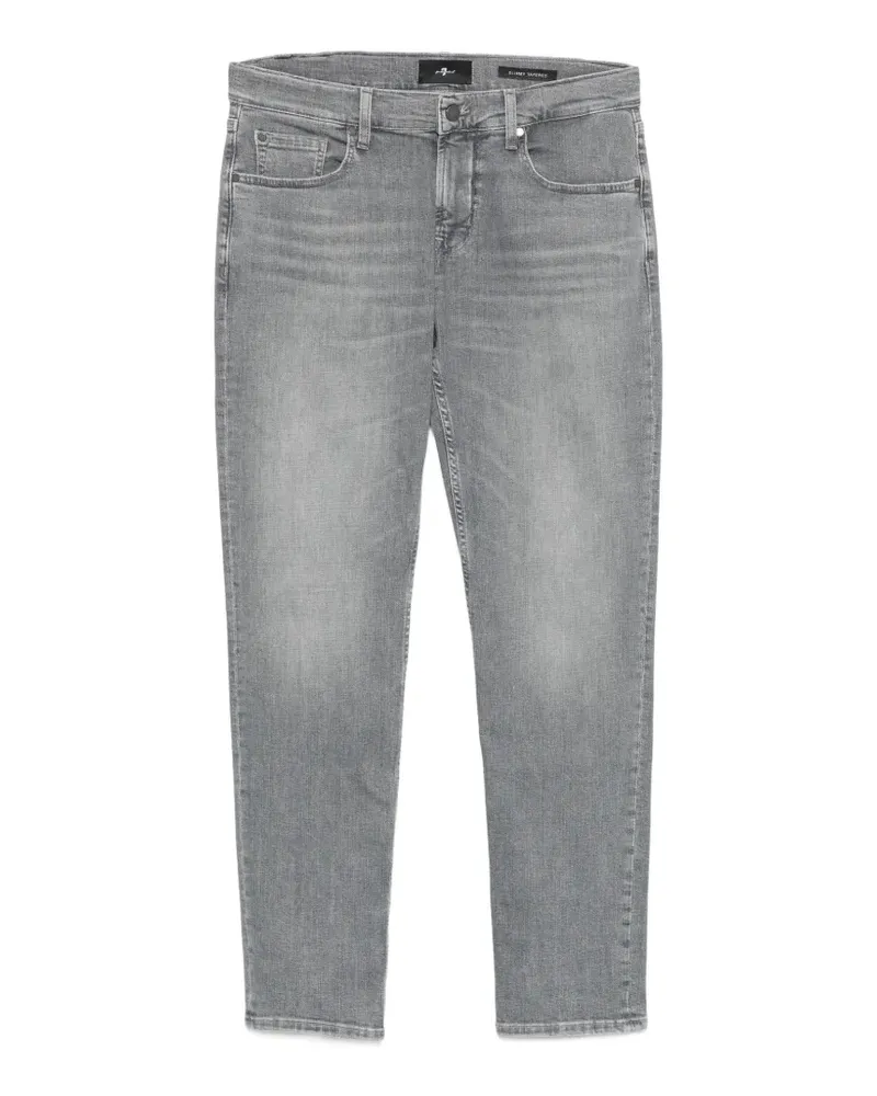 7 for all mankind whiskering-effect jeans - Grau Grau