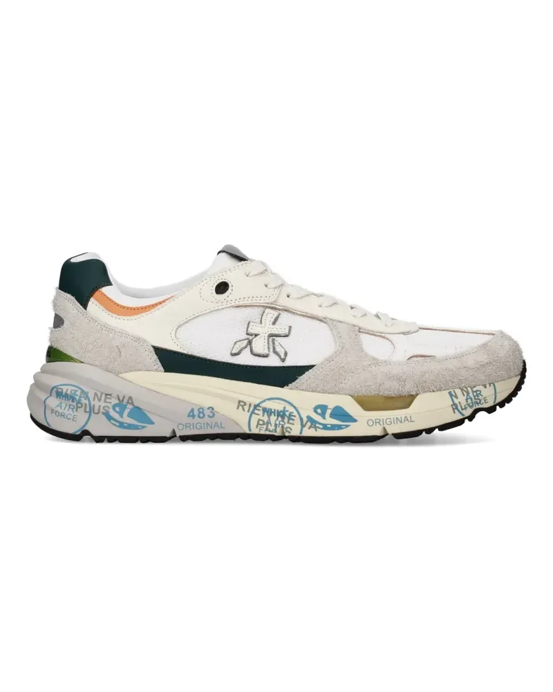 Premiata Mase 25 lace-up sneakers - Nude Nude