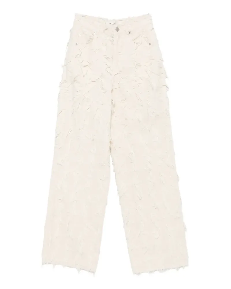 Séfr Loose Cut distressed-finish jeans - Nude Nude