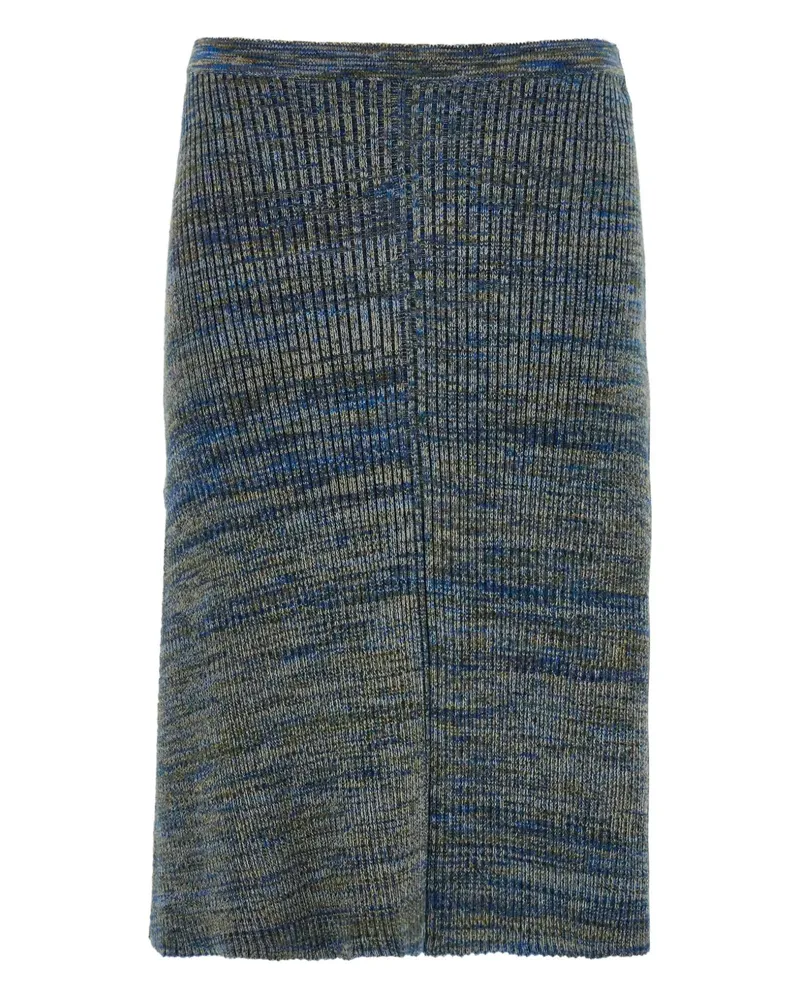 Ferragamo Gestrickter Rock mit Schnürung - Blau Blau