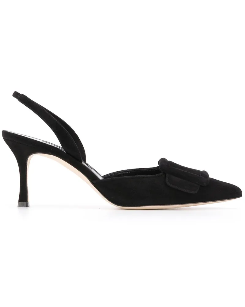 Manolo Blahnik Pumps mit Schnalle - Schwarz Schwarz