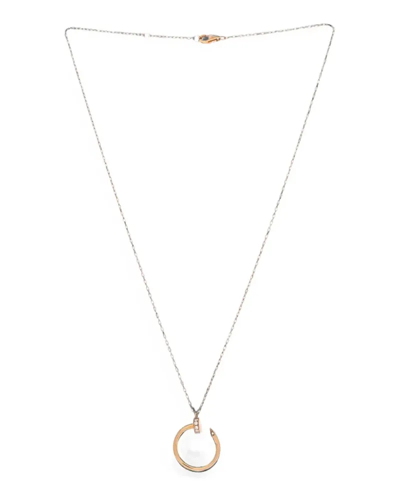 Cartier Juste un Clou Pendant 18K Rose Gold with Diamonds necklace - Rosa Rosa