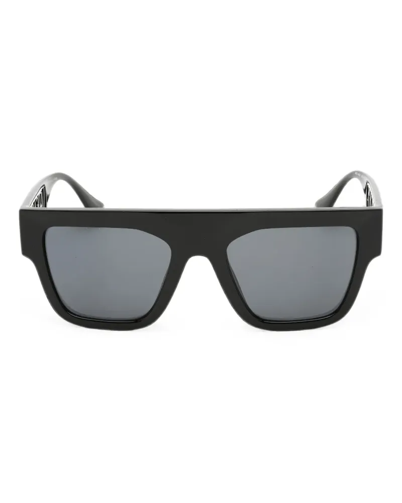 Versace Sonnenbrille mit Cut-Out - Schwarz Schwarz