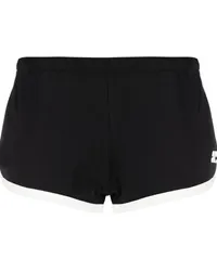 Courrèges Shorts mit Logo Schwarz