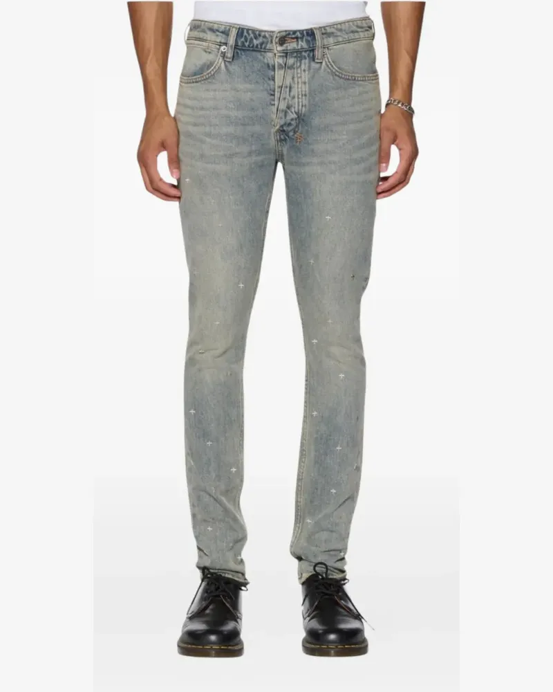 ksubi Van Winkle Stagelight Metalik Jeans - Blau Blau