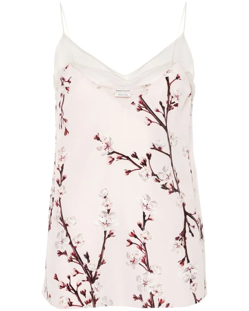 Alexander McQueen Blossom Tanktop - Rosa Rosa